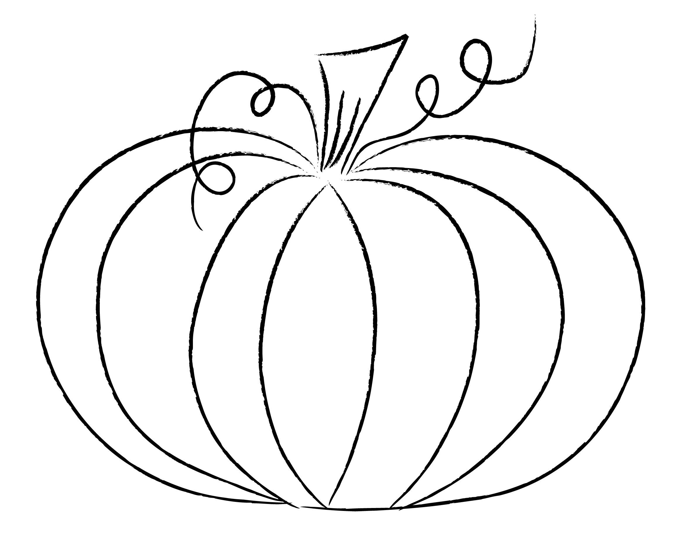 2364x1875 Drawing Of A Pumpkin How To Draw A Cartoon Pumpkin