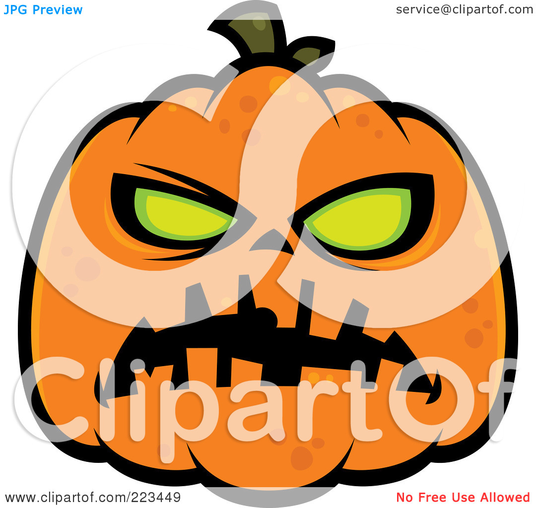1080x1024 Spooky Pumpkin Clipart