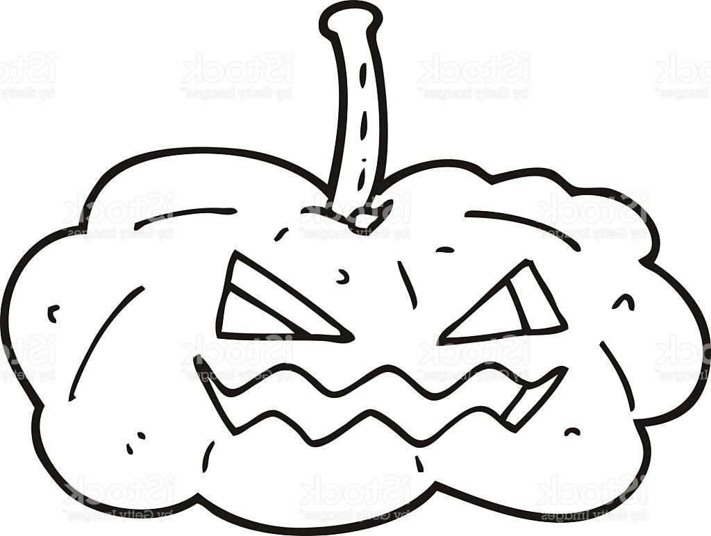 1024x772 Top Black And White Cartoon Halloween Pumpkin Vector Library