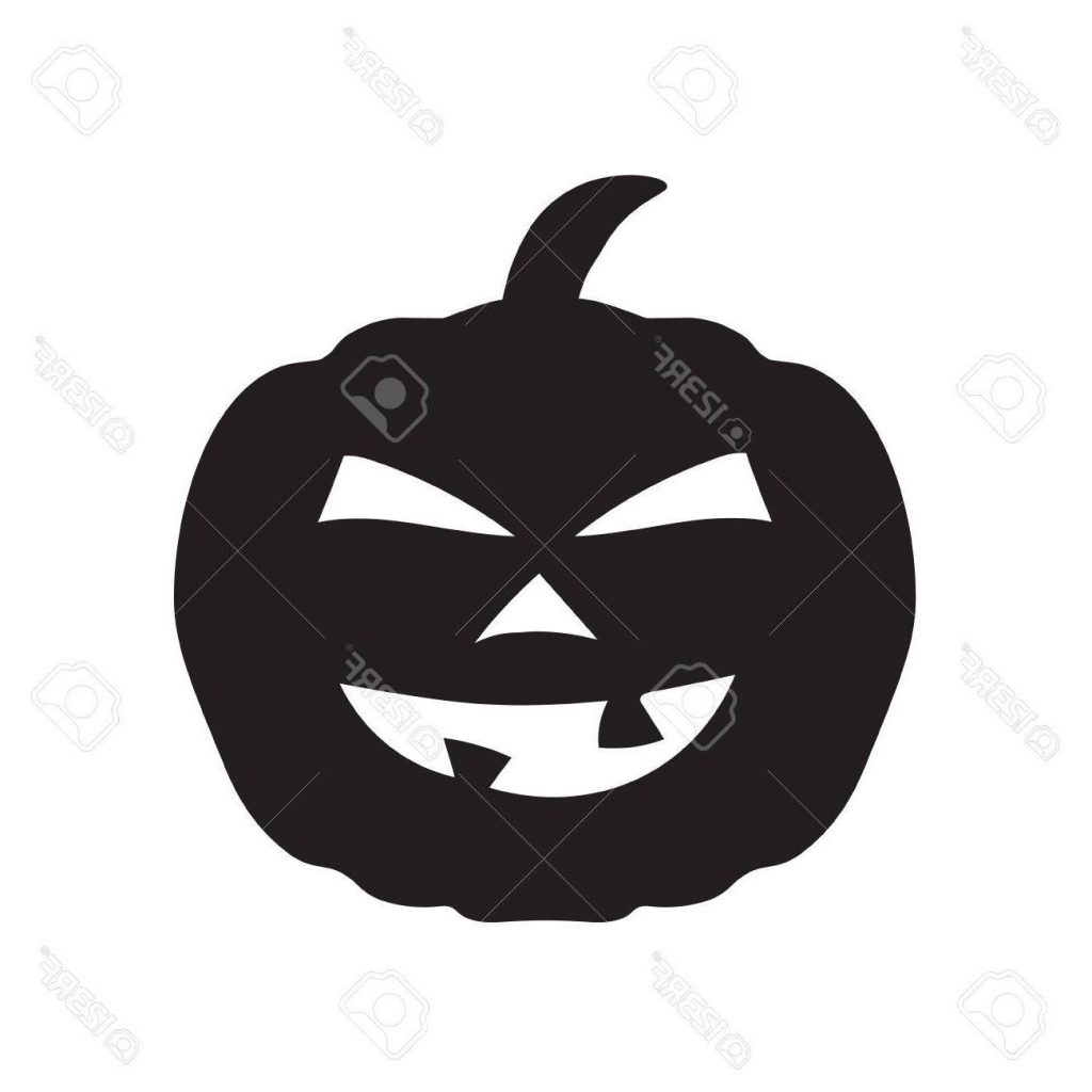 1024x1024 Top Black Halloween Pumpkin Vector Illustation Stock Library