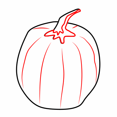375x375 How To Draw A Pumpkin