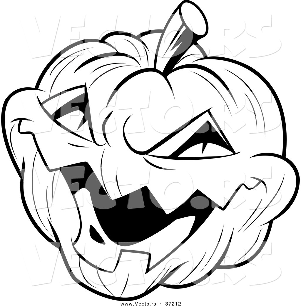 1024x1044 Vector Of A Laughing Evil Jack O Lantern