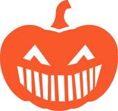 170x160 Pumpkin Face Clip Art