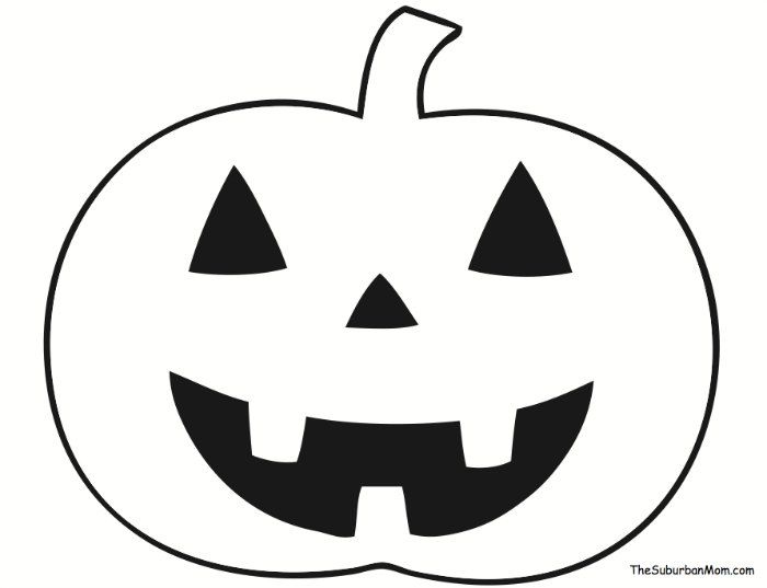 Printable Simple Pumpkin Outline