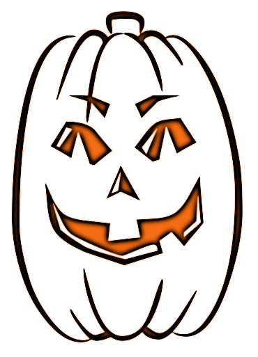370x513 Pumpkin Tall Lit Outline