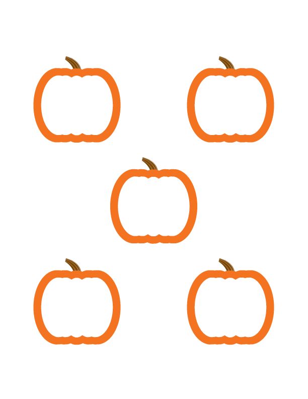 612x792 The Best Pumpkin Outline Ideas Pumpkin Outline