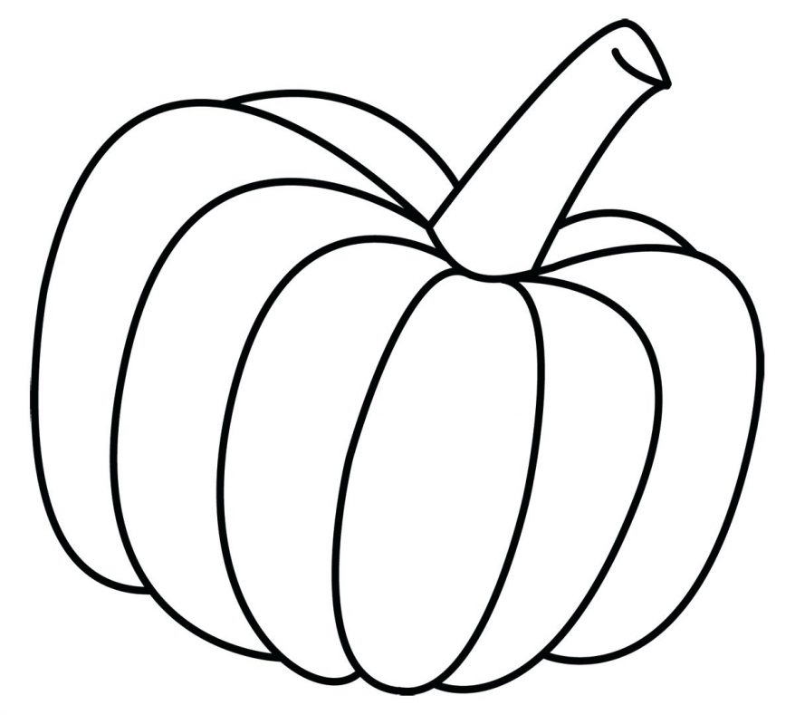 878x789 78 Exciting Outline Of Pumpkin Clipart Free Pumpkin Outline Image
