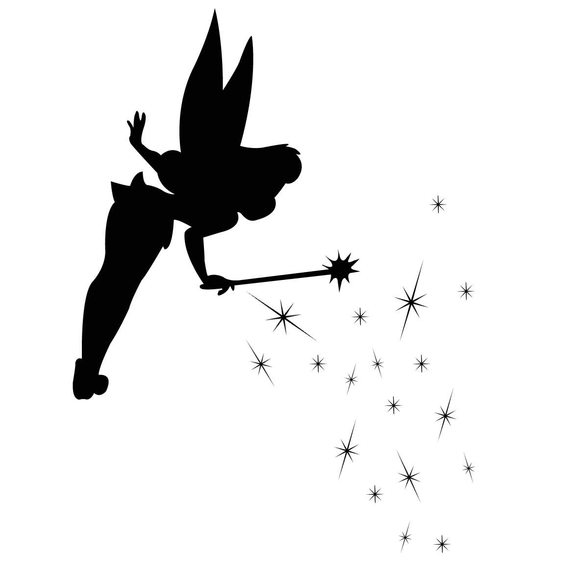 1181x1181 Tinkerbell Silhouette Clipart