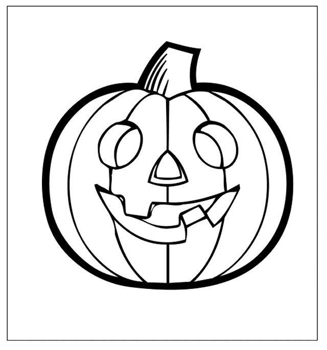 640x686 Pumpkin Coloring Pages Coloring Kids