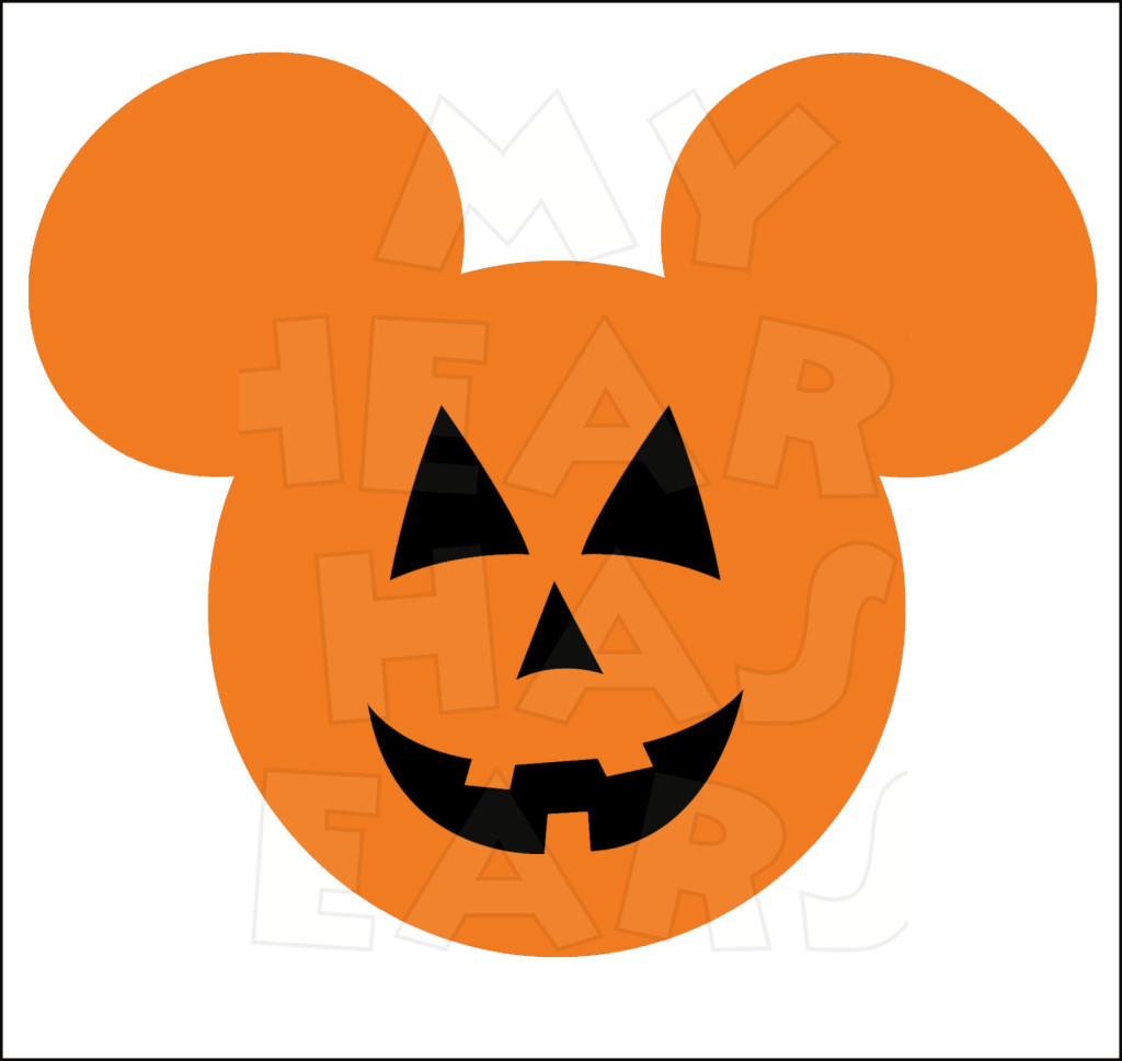 1024x969 Mickey Mouse Pumpkin Jack O Lantern Instant Download Halloween