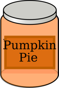 198x298 Pumpkin Pie Jar Clip Art