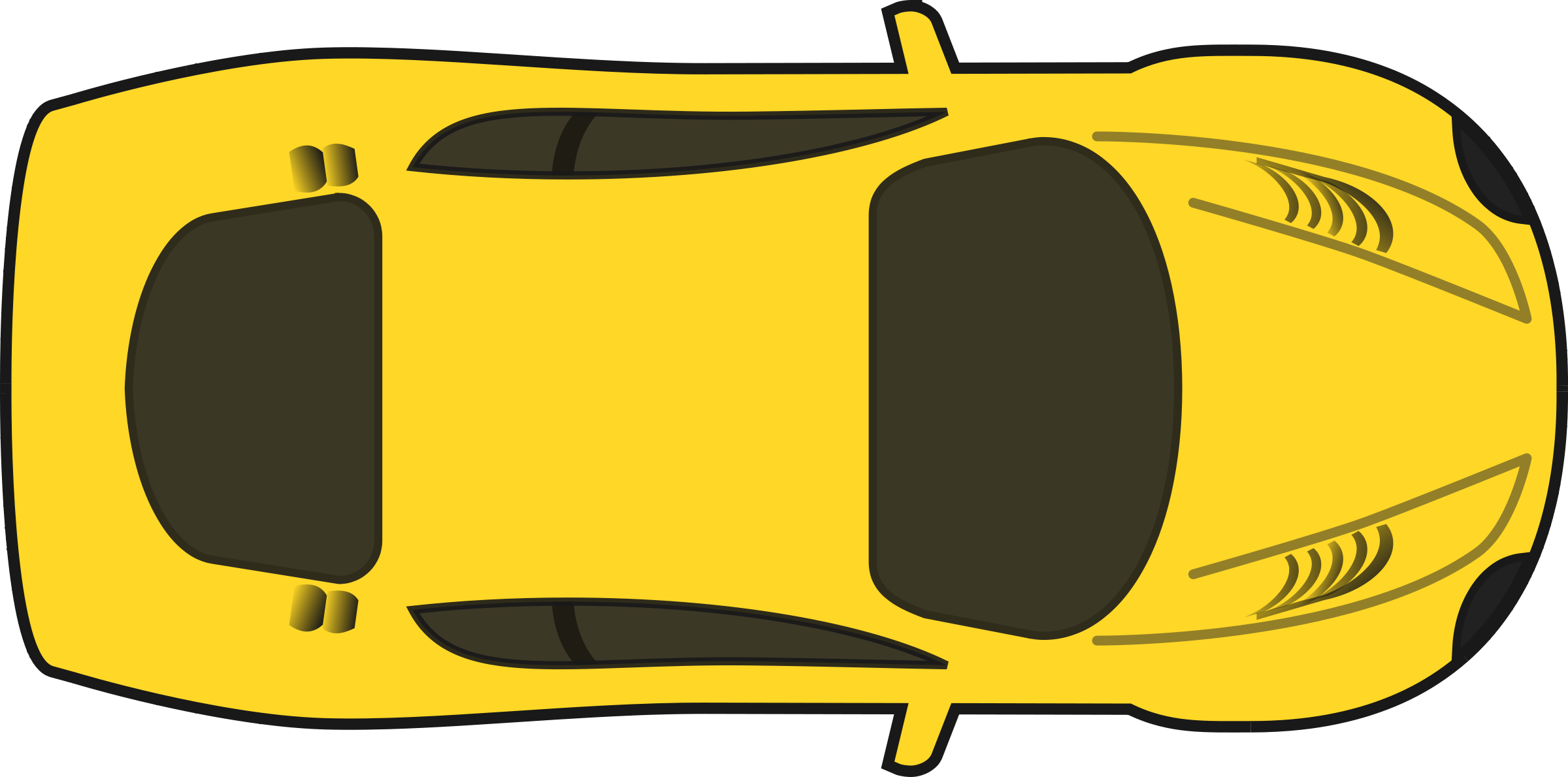 2400x1190 Best Car Clipart Top View