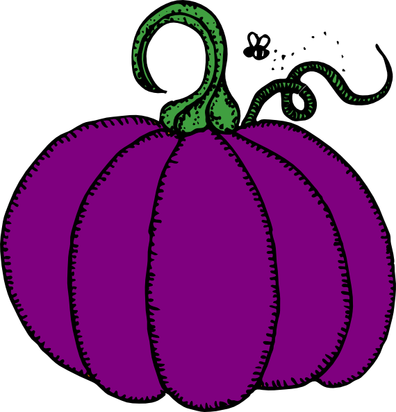 570x594 Purple Pumpkin Clip Art