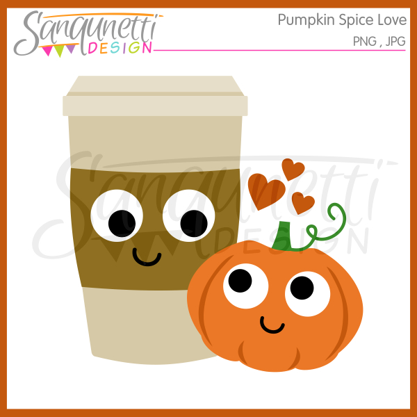 600x600 Sanqunetti Design Pumpkin Spice Clipart