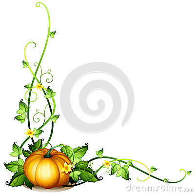 400x398 A Pumpkin Vine Decor Embroidery Cross Stitch