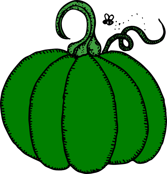 570x594 Green Pumpkin Clip Art