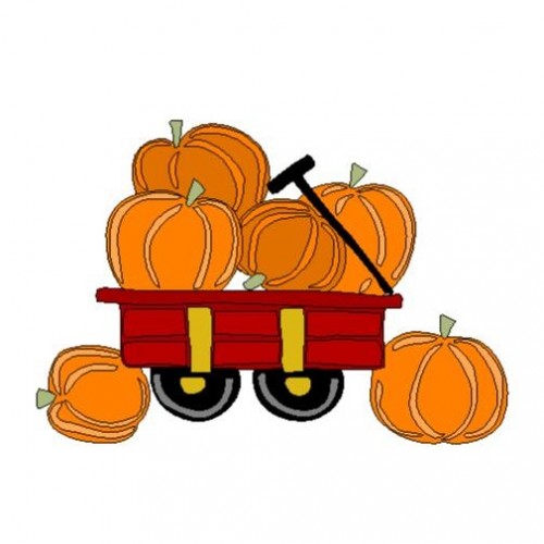 500x500 Pumpkin Clipart Wagon