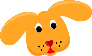 300x184 Puppy Clipart Dog Face