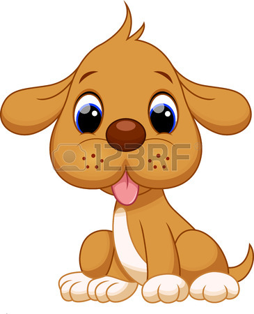365x450 Cute Dog Cartoon Royalty Free Cliparts, Vectors, And Stock