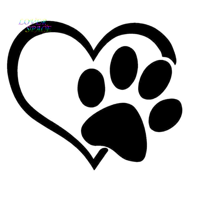 640x640 Puppy I Love My Dog Window Sticker Vinyl Decal Small Or Large! Paw