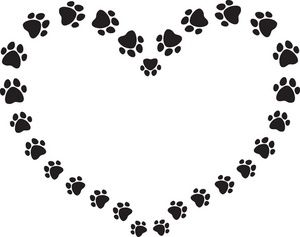 Puppy Paw Prints Clipart | Free download on ClipArtMag