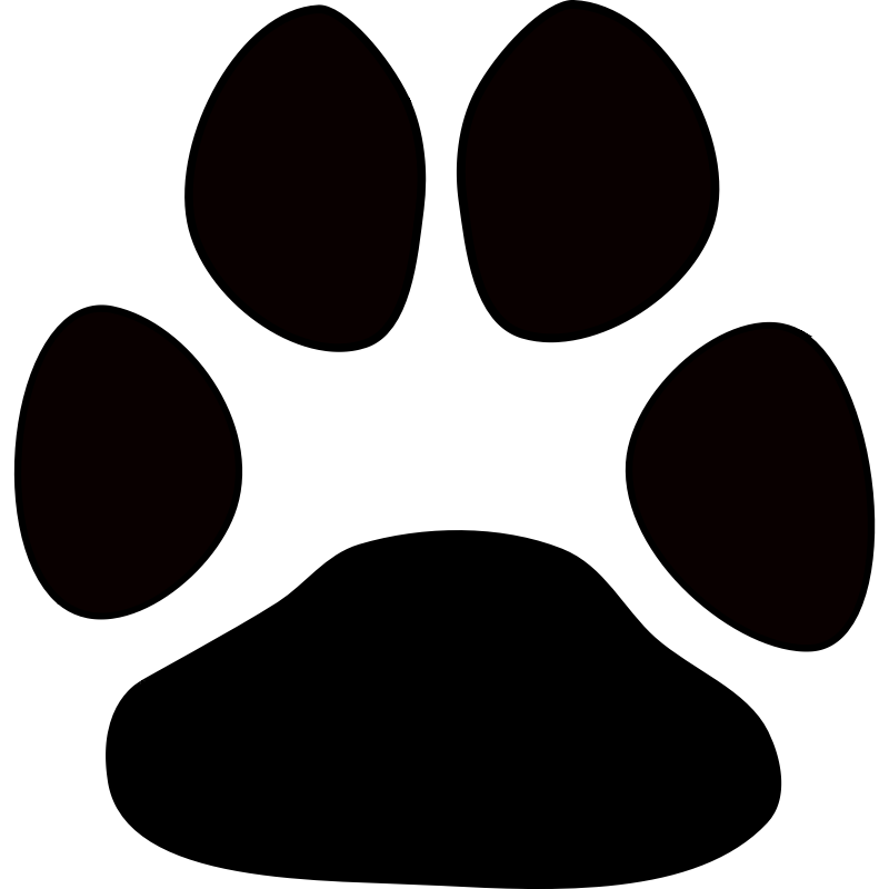 800x800 Clip Art Dog Paw Print