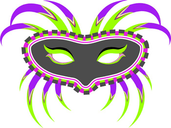 350x262 Mardi Gras Clip Art Carnival Graphics