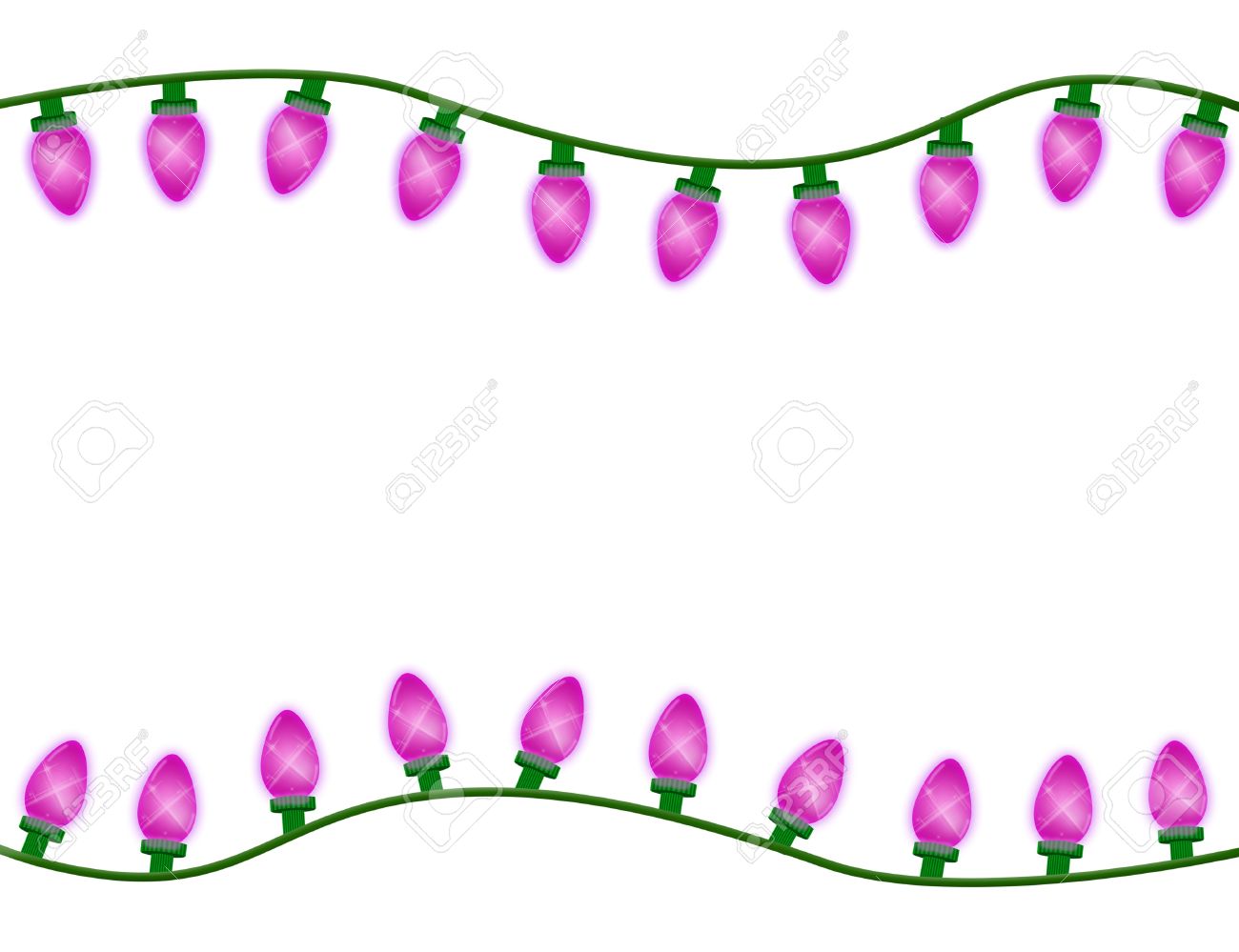 1300x999 Christmas Lights Clipart Purple