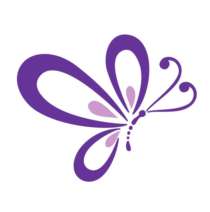736x741 Violet Clipart Cute Butterfly