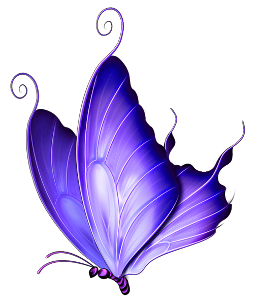 512x600 Transparent Purple Deco Butterfly Png Clipartu200b Gallery