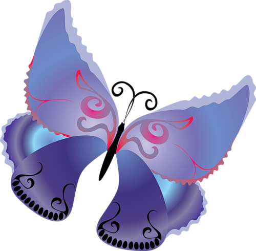 500x490 Cartoon Purple Butterfly Clipartu200b Gallery Yopriceville