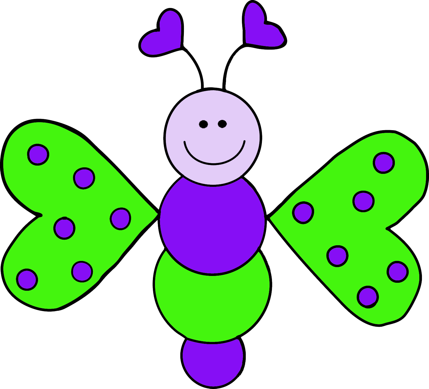 1456x1318 Purple Butterfly Clipart