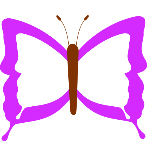 500x476 Butterfly Clip Art Download