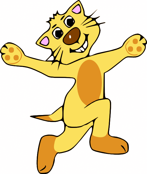 504x596 Dancing Cat Cliparts 201242