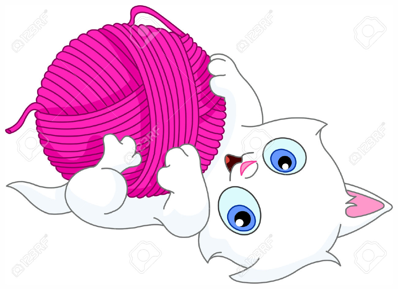 1300x945 Kittens Clipart Purple