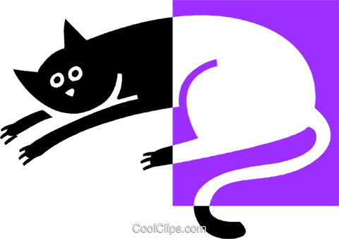 480x338 Cat Royalty Free Vector Clip Art Illustration Vc039044