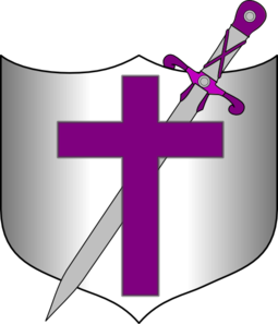 255x297 Cross Sword And Shield Clip Art