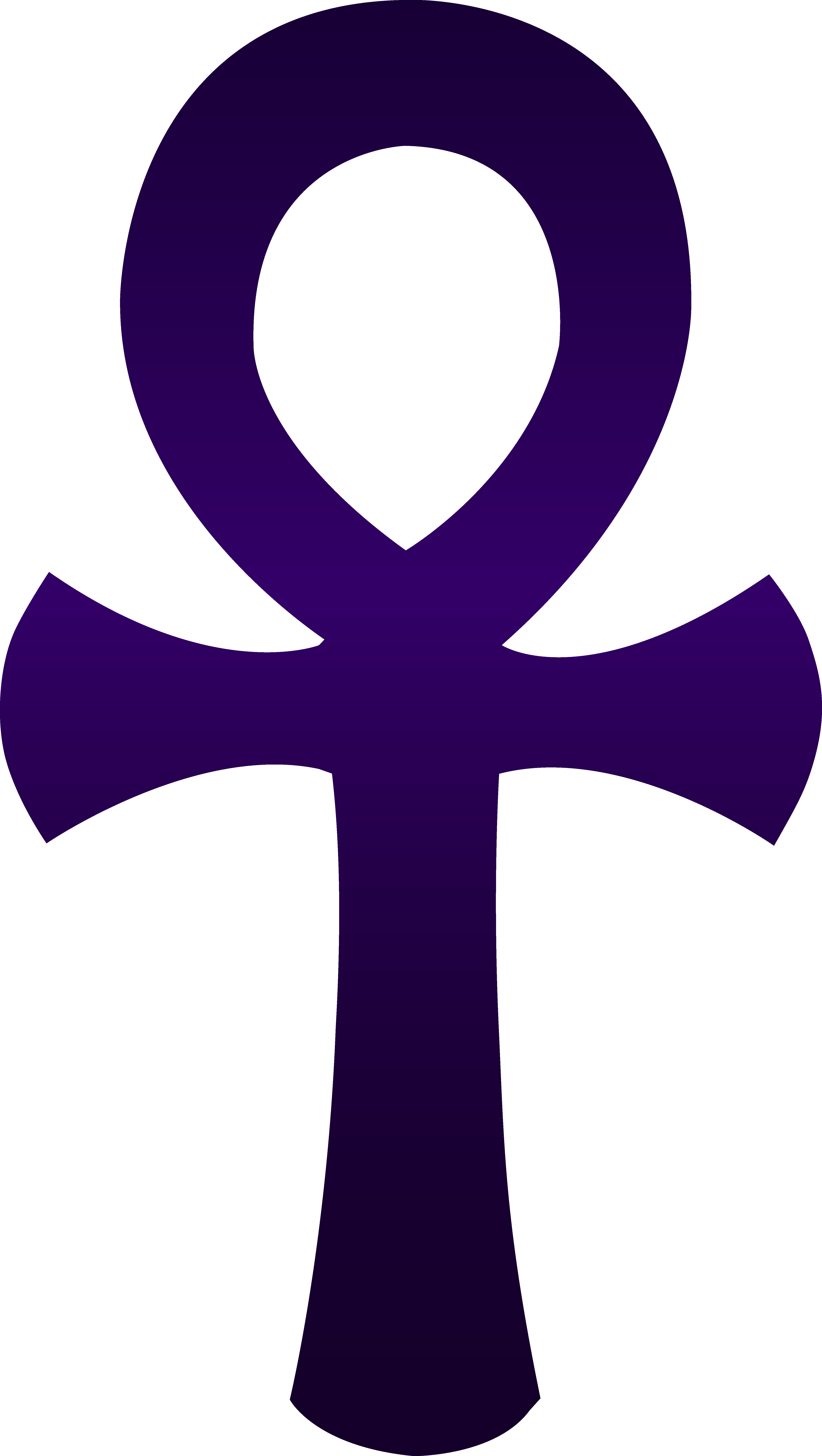 4610x8162 Violet Egyptian Ankh Symbol