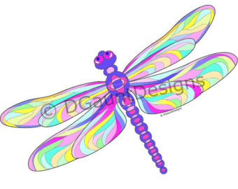 Purple Dragonfly Clipart | Free download on ClipArtMag
