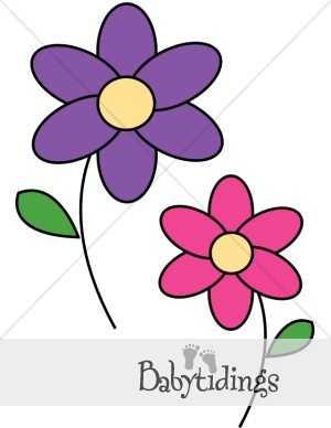 300x388 Purple Flower Clipart Purple Floral
