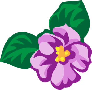 297x288 Violet Purple Flower Clip Art Cliparts