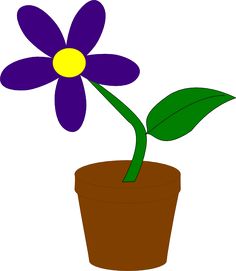 Purple Flower Clipart | Free download on ClipArtMag