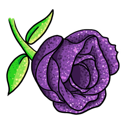 400x400 Free Purple Flower Clip Art