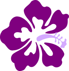 291x299 Purple Hibiscus2 Clip Art