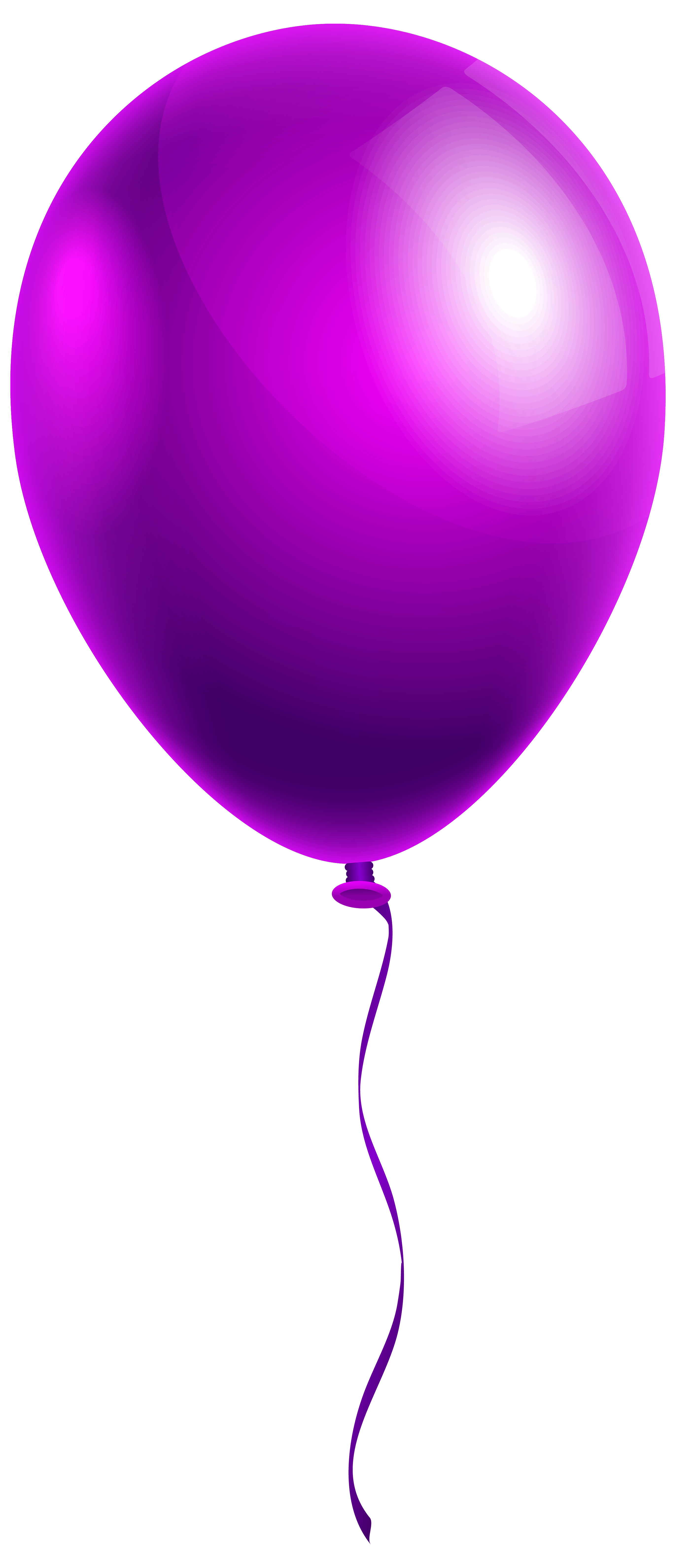 2743x6361 Balloon Clipart Purple Heart