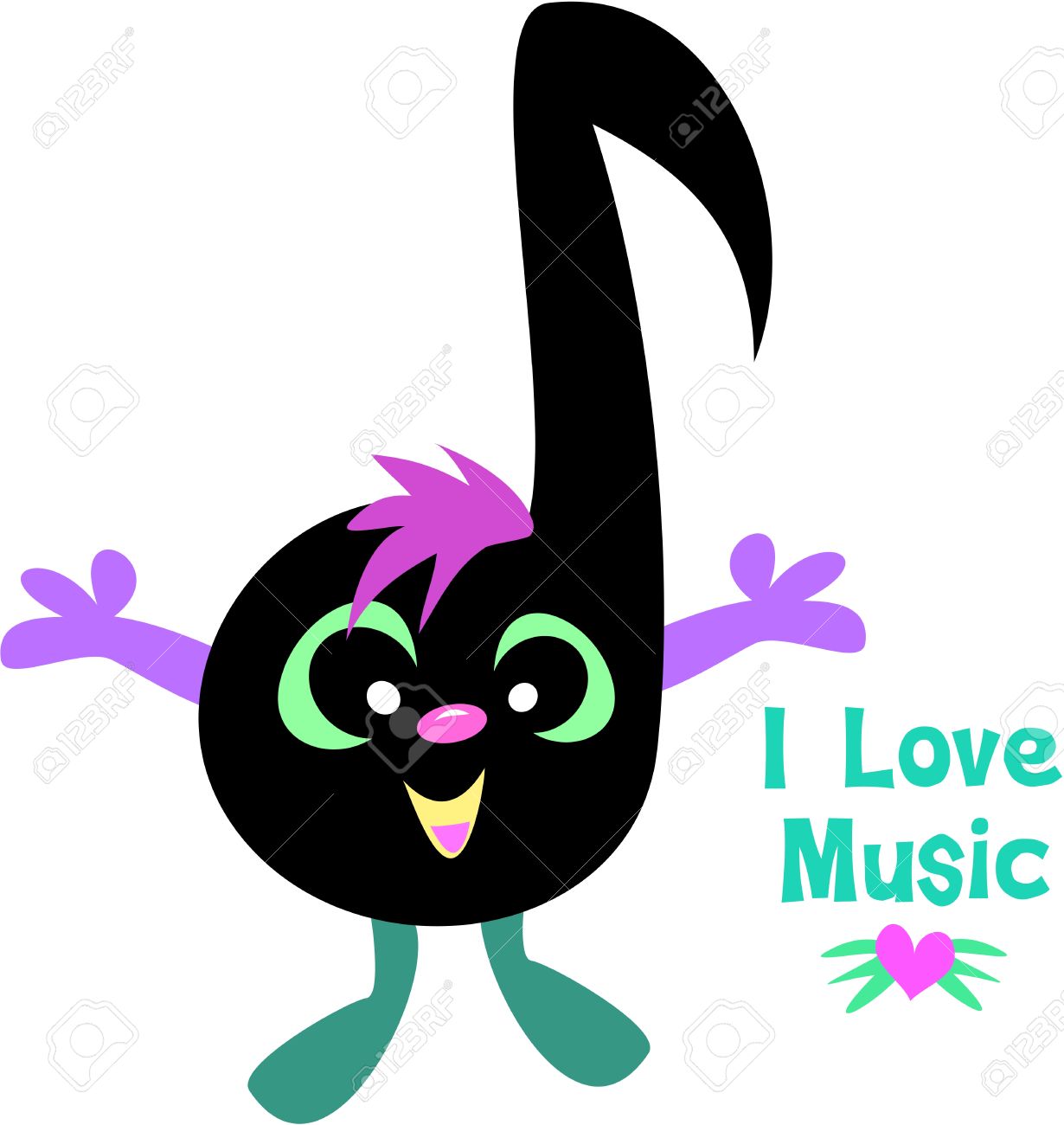 1230x1300 Music Notes Clipart Cartoon
