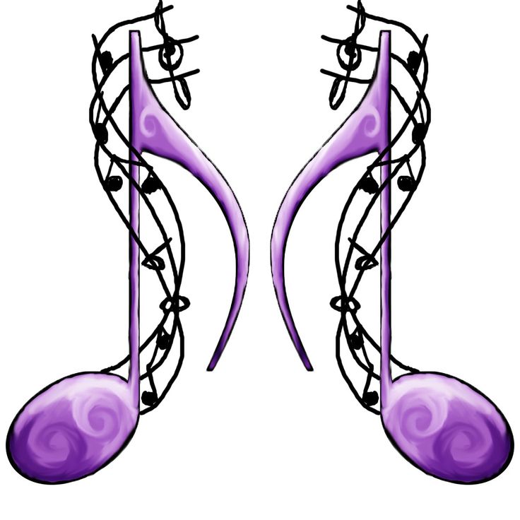 Purple Musical Note
