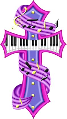 236x416 Music Notes Clipart Cross