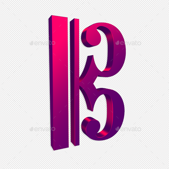 590x590 3d Musical Notes Symbols (55 Pcs) By Onxagency Graphicriver