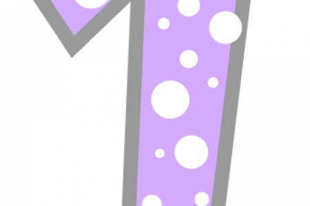 450x300 Polka Dot Numbers Clip Art